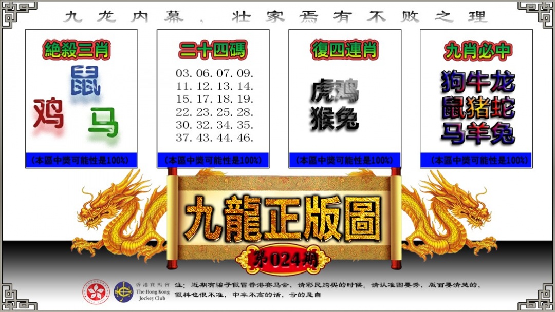 024期九龙正版图[图]